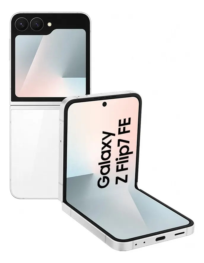 Celular Samsung Galaxy Z Flip7 Fe, 256gb, 8gb Ram, 6.7 , Câmera Dupla De 50mp, Galaxy Ai Branco