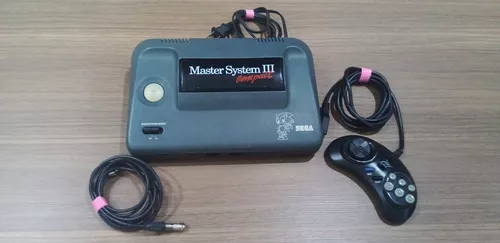 Master System 3 Compact Console Pronto P Jogar Sonic Memoria