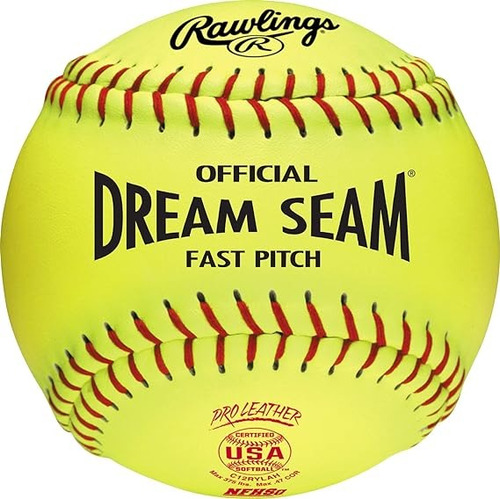 3 Pelotas Softbol Rawlling Oficial Fastpich 12  Usa Softball