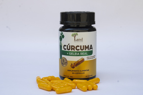 Cúrcuma Com Geleia Real Alta Concentração Sabor Natural