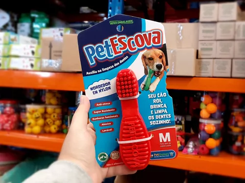 Brinquedo mordedor de nylon, Pet Escova da Pet Games.