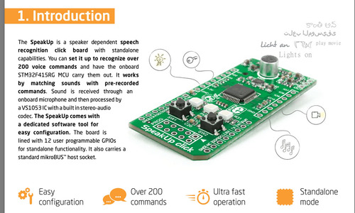 Modulo De Reconocimiento De Voz Mikroe Speakup. Arduino, Pic
