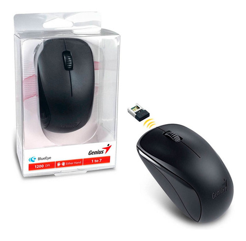 Mouse Inalambrico Genius Nx-7000 Black - Revogames