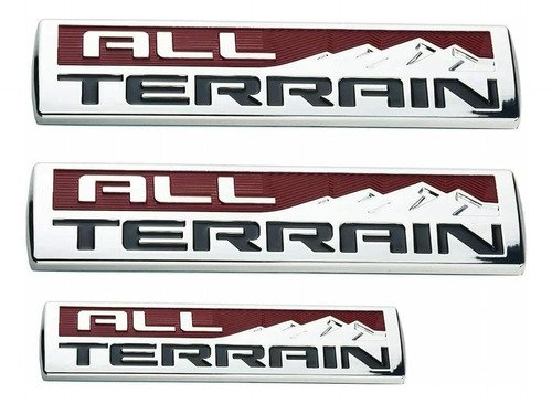 3pcs Todos Los Emblemas De Terreno Reemplazo De La Puerta De