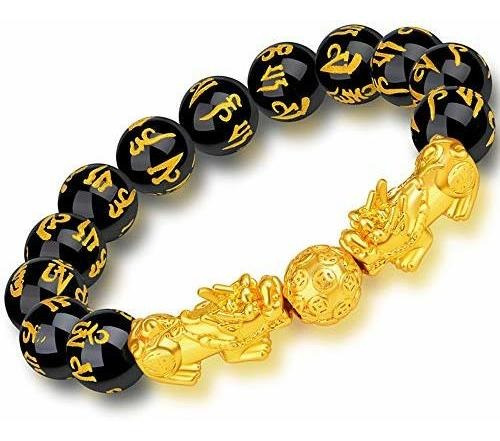 Pulsera De Amuleto Feng Shui Prosperidad 0.472 in Mantra Bea