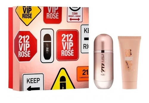 Carolina Herrera 212 Vip Rose Cofre Edp X 50ml - Importado