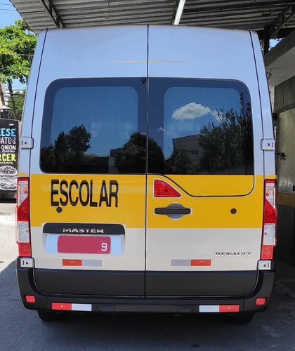 Renault Master 2019 Escolar 19+1 Lugares Prata Completa