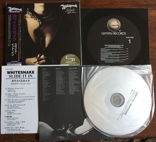 Whitesnake Slide It In Remaster Cd Japón Empaque Especial Ra