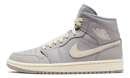 Zapatillas Jordan 1 Mid Atmosphere Grey Pale Cd7240_002   