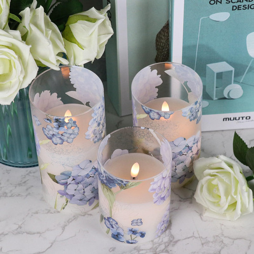 Vela Para Halloween Dromance Velas De Cristal De Hortensia S