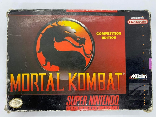 Mortal Kombat Snes/ Juego Completo/ Mortal Super Nintendo (Usado)