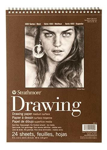 Strathmore 400-4 Block Drawing, 9 X12 Inch