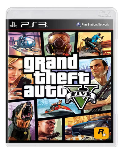 Jogo Seminovo Grand Theft Auto V Ps3 (Recondicionado)