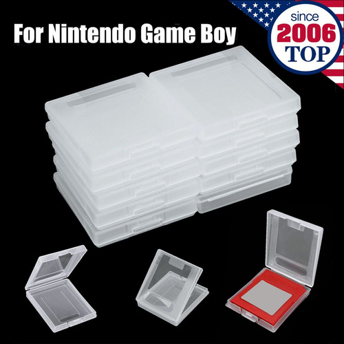 10 Cartridge Cases Protector Dust Covers Nintendo Game B Aab