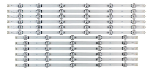 Kit Barra De Led Compatível LG 60lf5800 60lf6500 60lf5850