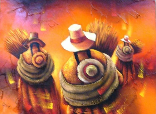 Cuadros Al Oleo Tipicos.pinturas Para Sala Hogar