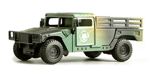 Miniatura Carrinho Fricção Militar Jeep Hammer Exército