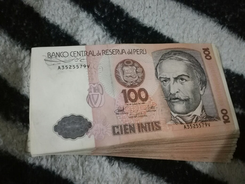 Billetes De 100 Intis