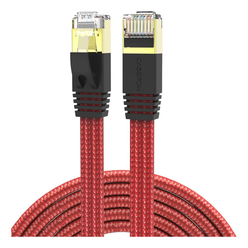 Fguime Cable Ethernet Cat8 De 25 Pies, Red Lan Sftp Rj45 Vel