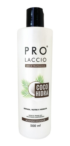 Acondicionador Coco Hidra 500ml Prolaccio ® Cosmetics