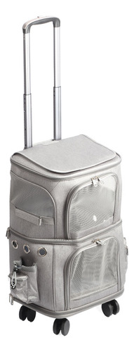 Carrito Plegable Para Gatos Con Doble Compartimento Para Mas