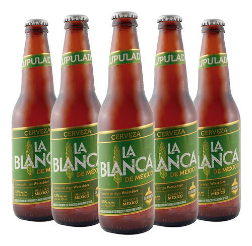 Cerveza Artesanal La Blanca Lupulada 355 Ml - 12 Pack