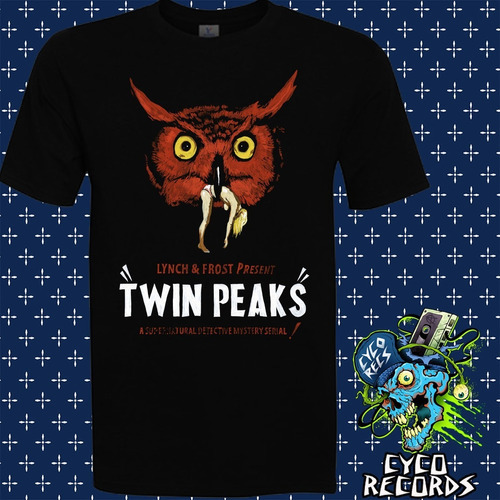 Twin Peaks - Owl - Peliculas De Culto - Polera- Cyco Records