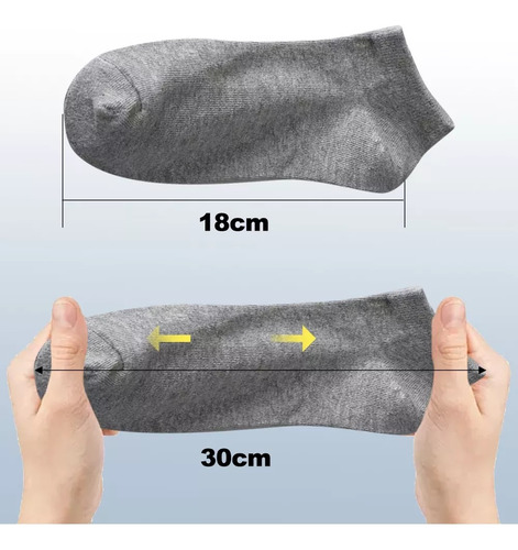 20 Pares Calcetines Cortos Deportiva Hombres Unisex Calceta