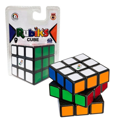 Cubo Mágico Cúbico De 3x3x3 Piezas Spin Master 6063968 Color Clásico