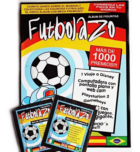 Album Futbolazo Nuevo Vacio Figuritas Futbol 2006 Futbol