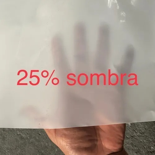50 M Plástico Invernadero 4.20 M Ancho 25% Sombra