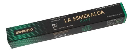 Cápsulas Espresso La Esmeralda: Sabor Brasileño Premium