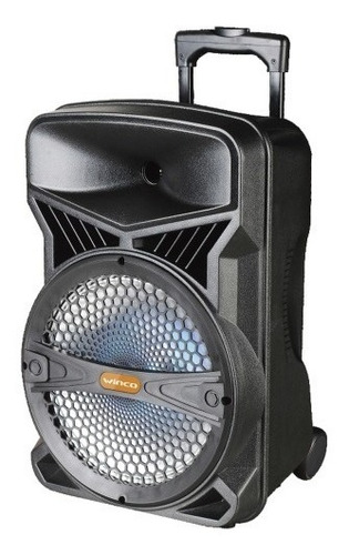 Parlante 15 Portatil Bateria Recargable Bluetooth Potencia 8000w 100rms + Microfono Inalambrico Usb C. Remoto + Sonido