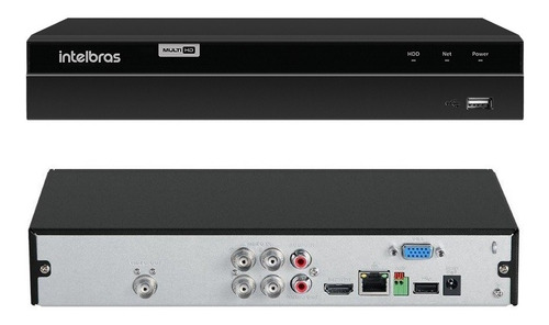 Imagem 3 de 6 de Kit Cftv 4 Câmeras Segurança Hd 1 Mp Dvr Mhdx 1104 Intelbras