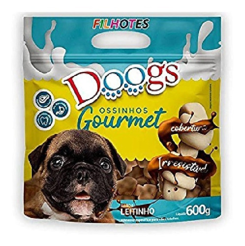 Osso Cães Doogs Gourmet Grande Leitinho - 600g