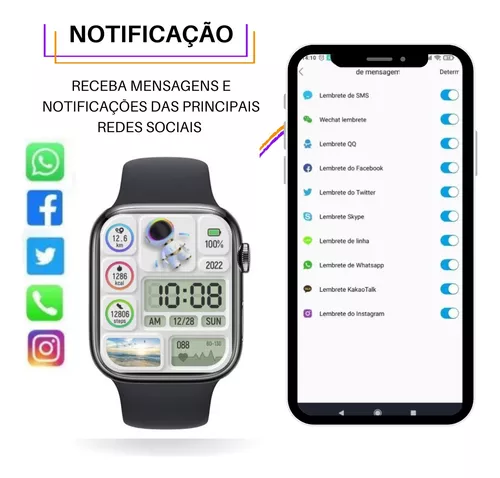 Relogio De Pulso Inteligente Medical Smartwatch Band Digital