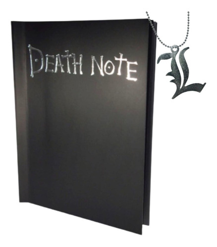 Libreta Death Note Todas Reglas + Collar Con Dije L Combo