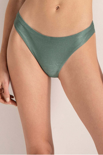 Traje De Baño  Panty Dama Touche Verde Oscuro 0p74032