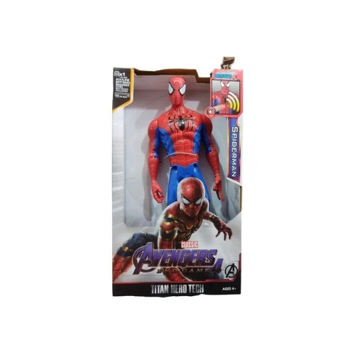 Muñeco Spiderman Con Sonido Alternativo 30cm Articulado
