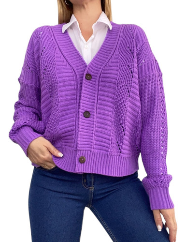 Cardigan Sweater Mujer Moda
