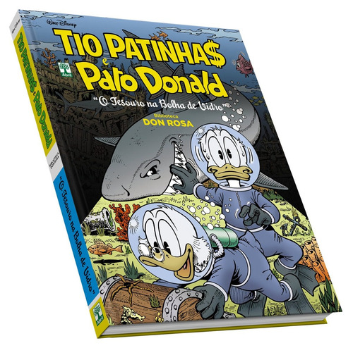 Tio Patinhas E Pato Donald : O Tesouro Na Bolha De Vidro Biblioteca Don Rosa Quadrinhos Editora Abril Edição De Colecionador Capa Dura