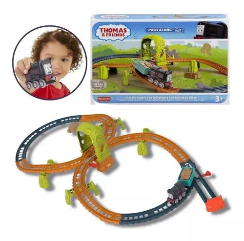 Pista de Trem - Thomas e Seus Amigos - Pátio Manutenção e Loop - Fisher-  Price - superlegalbrinquedos