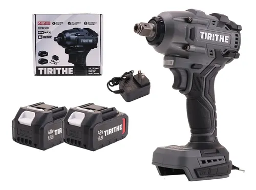Chave De Impacto Brushless 500nm Com 2 Baterias 48v Cinza-escuro 127/220v