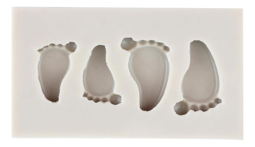 Mypracs Lindo Bebé Silicone Fondant Molde Pastet Juego De 4