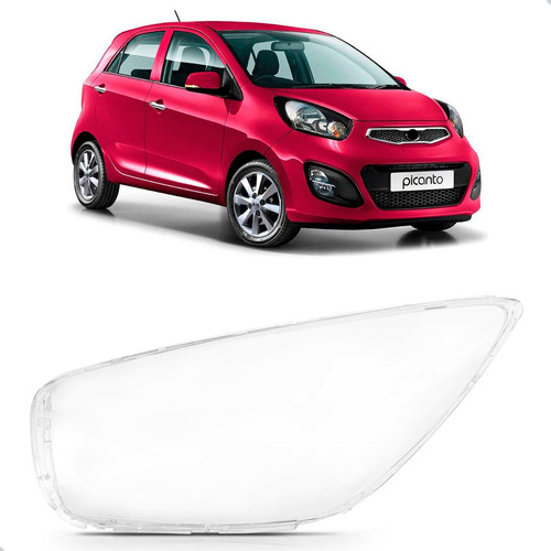 Lente Farol Dianteiro Para Kia Picanto 2012 Até 2017