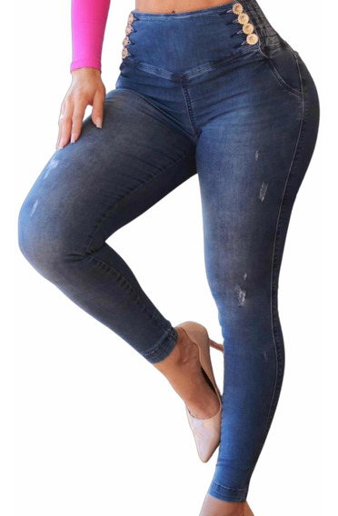 desayuno filtrar Consentimiento 3 Jeans Colombianos Originales Levanta Pompa Strech Ajust | Meses sin  intereses