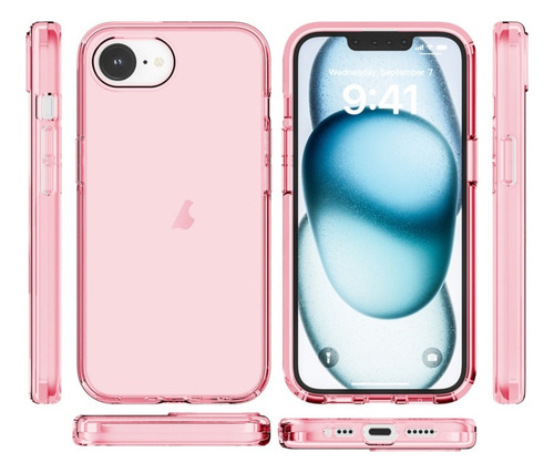 Funda Transparente A Prueba De Golpes Para iPhone 16e
