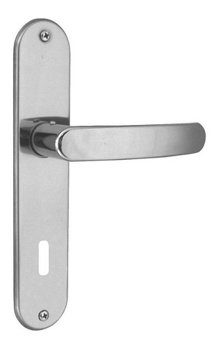 Fechadura Casa Porta De Madeira Interna Inox Cromada 2700/71