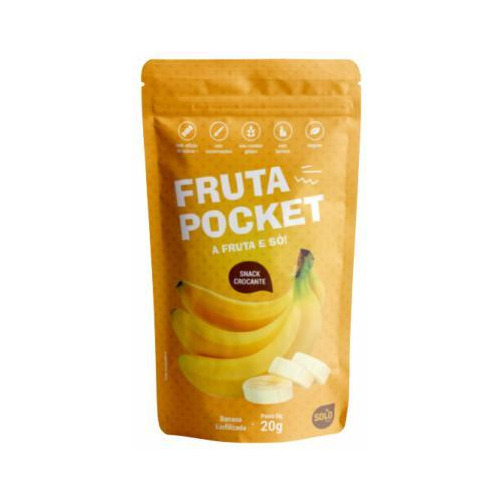 Kit 6x: Snack De Banana Liofilizada Solo Snacks 20g