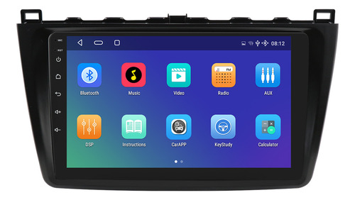 Autoestéreo Carplay Android 10 For Mazda 6 Solo Wing 07-12